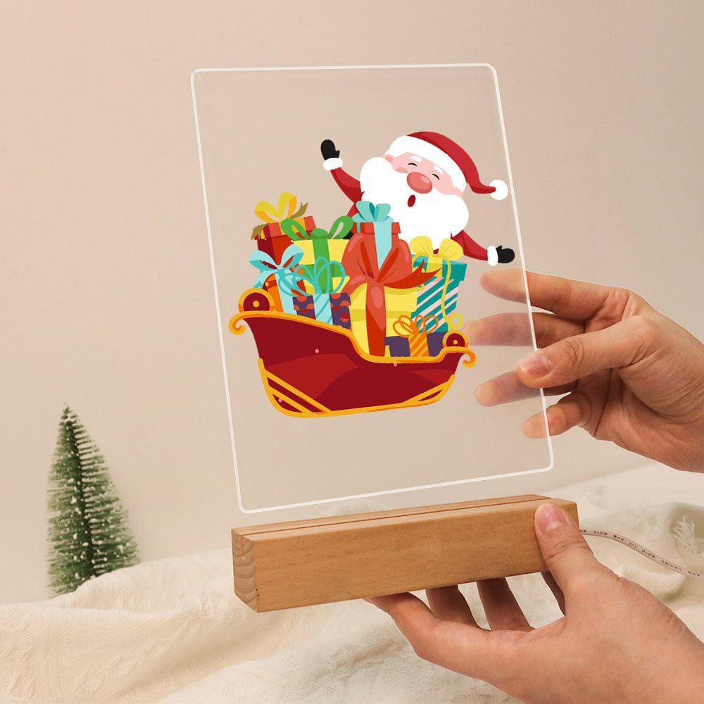 ColourMost™ LED Paint by Numbers Series #02: 'Santa Sleigh' (6"x8" / 15x20cm)