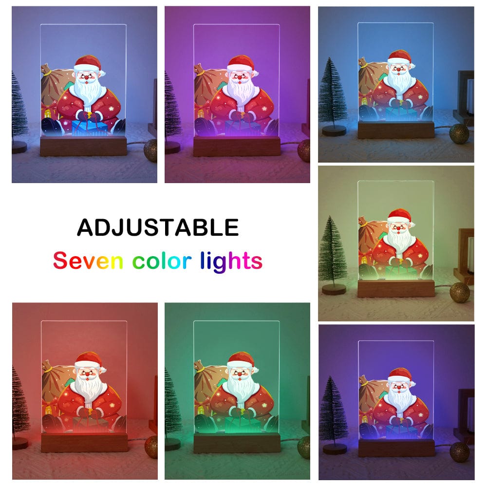 ColourMost™ LED Paint by Numbers Series #10: 'Classic Santa' (6"x8" / 15x20cm)