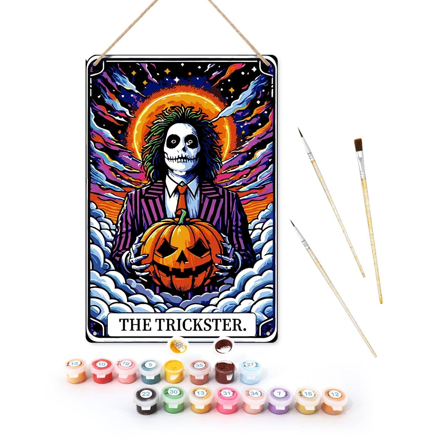 ColourMost™ Metal Bar/Posters Art Paint By Numbers- The Trickster II #29 (20x30cm /7.8"x11.8"）