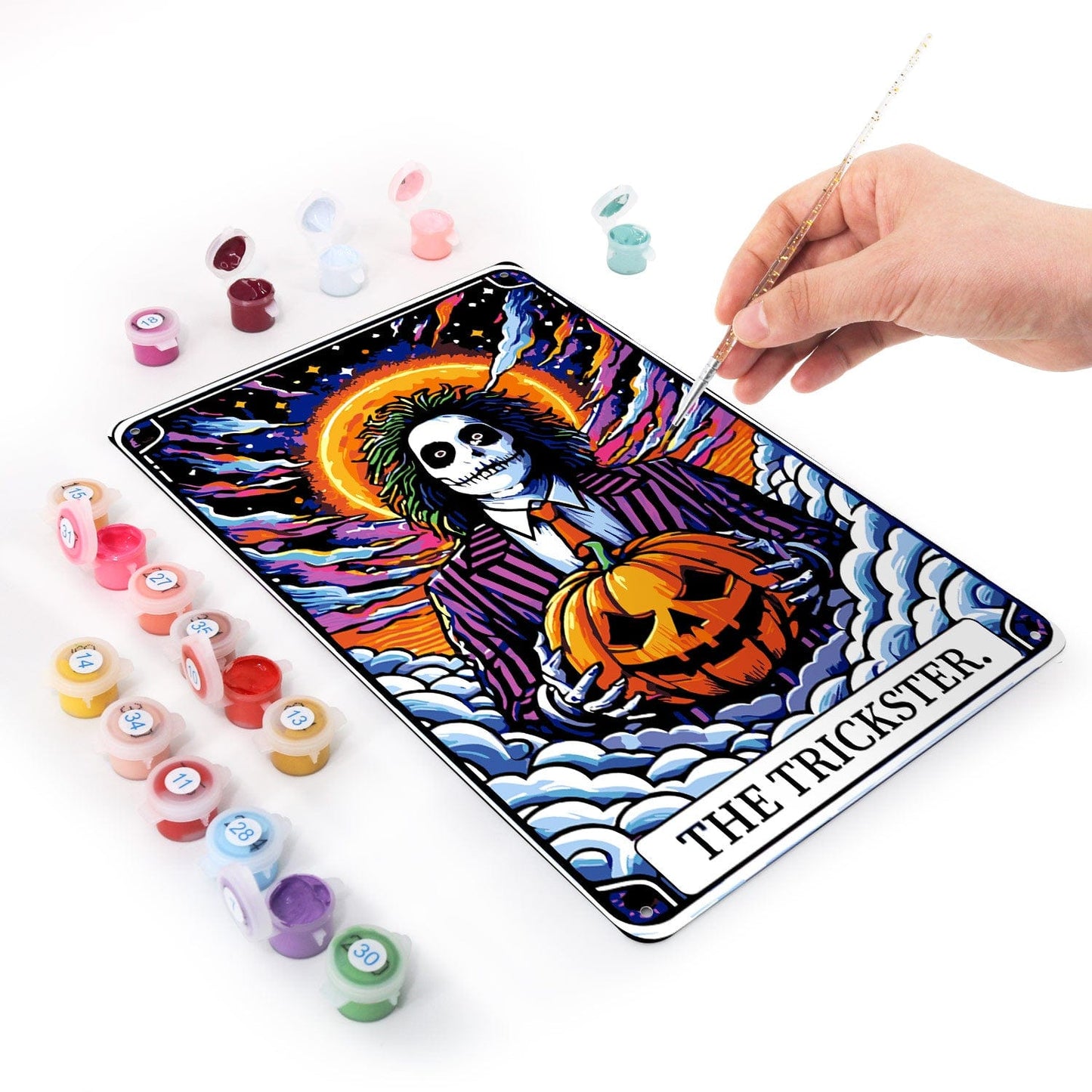 ColourMost™ Metal Bar/Posters Art Paint By Numbers- The Trickster II #29 (20x30cm /7.8"x11.8"）