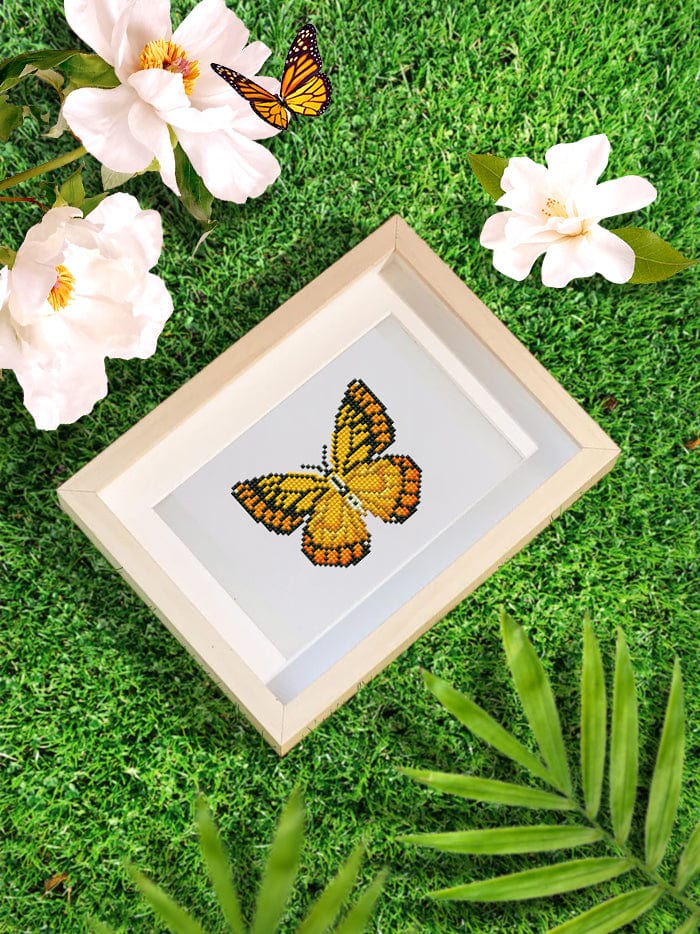 ColourMost™ Mini Diamond Painting Series #06: 'Butterfly Bliss 2' - Frameless 12-in-1 Set (6"x7" / 15x18cm)