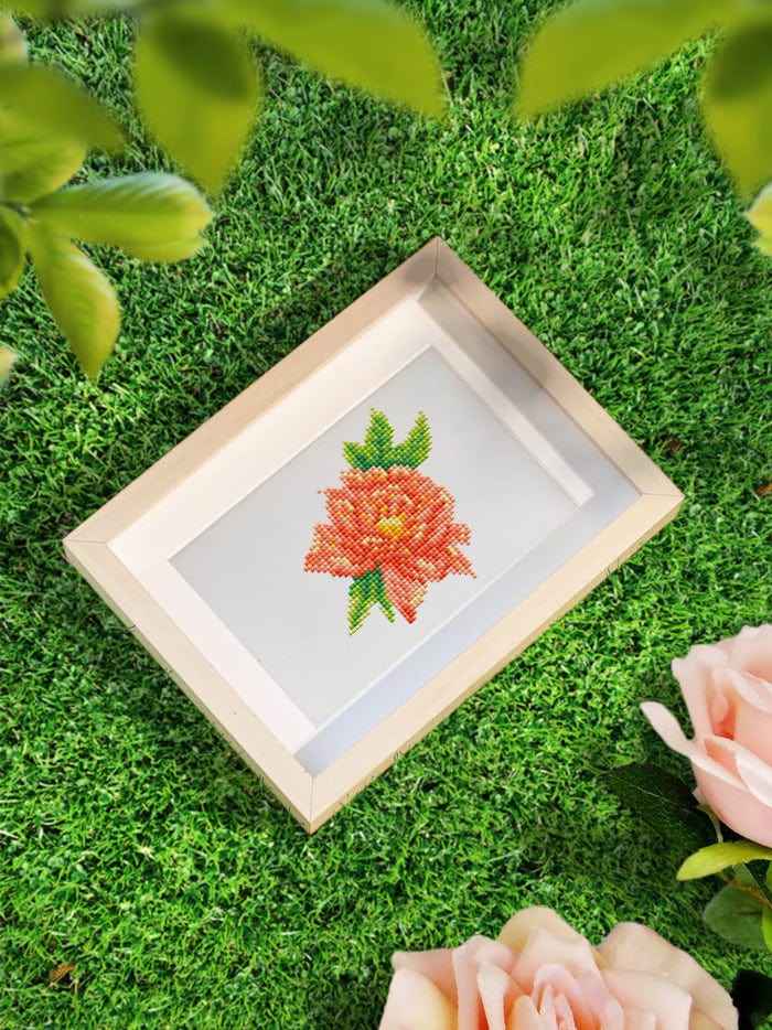 ColourMost™ Mini Diamond Painting Series #03: 'Floral Delights' - Frameless 12-in-1 Set (6"x7" / 15x18cm)