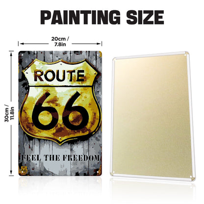 ColourMost™ Metal Bar/Posters Art Paint By Numbers- Feel the Freedom #27 (20x30cm /7.8"x11.8"）