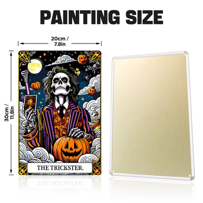 ColourMost™ Metal Bar/Posters Art Paint By Numbers- Haunted Selfie #30 (20x30cm /7.8"x11.8"）