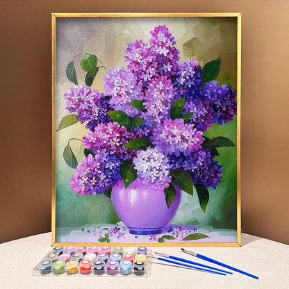 ColourMost™ DIY Painting By Numbers - 'Lilacs' (16"x20")