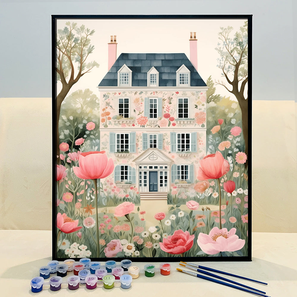 "Blossom Manor" by ColourMost™ | Original Paint by Numbers