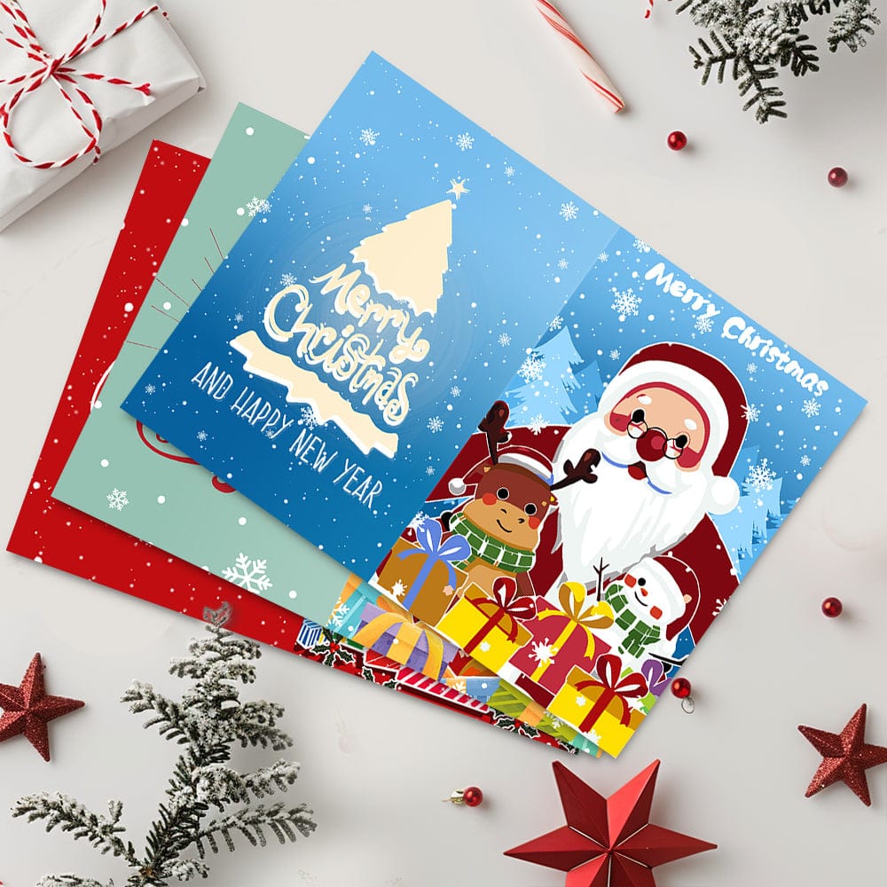 "Christmas card-6Pcs" Series by ColourMost™ #03 | Paint by Numbers(25.8cm*18cm)