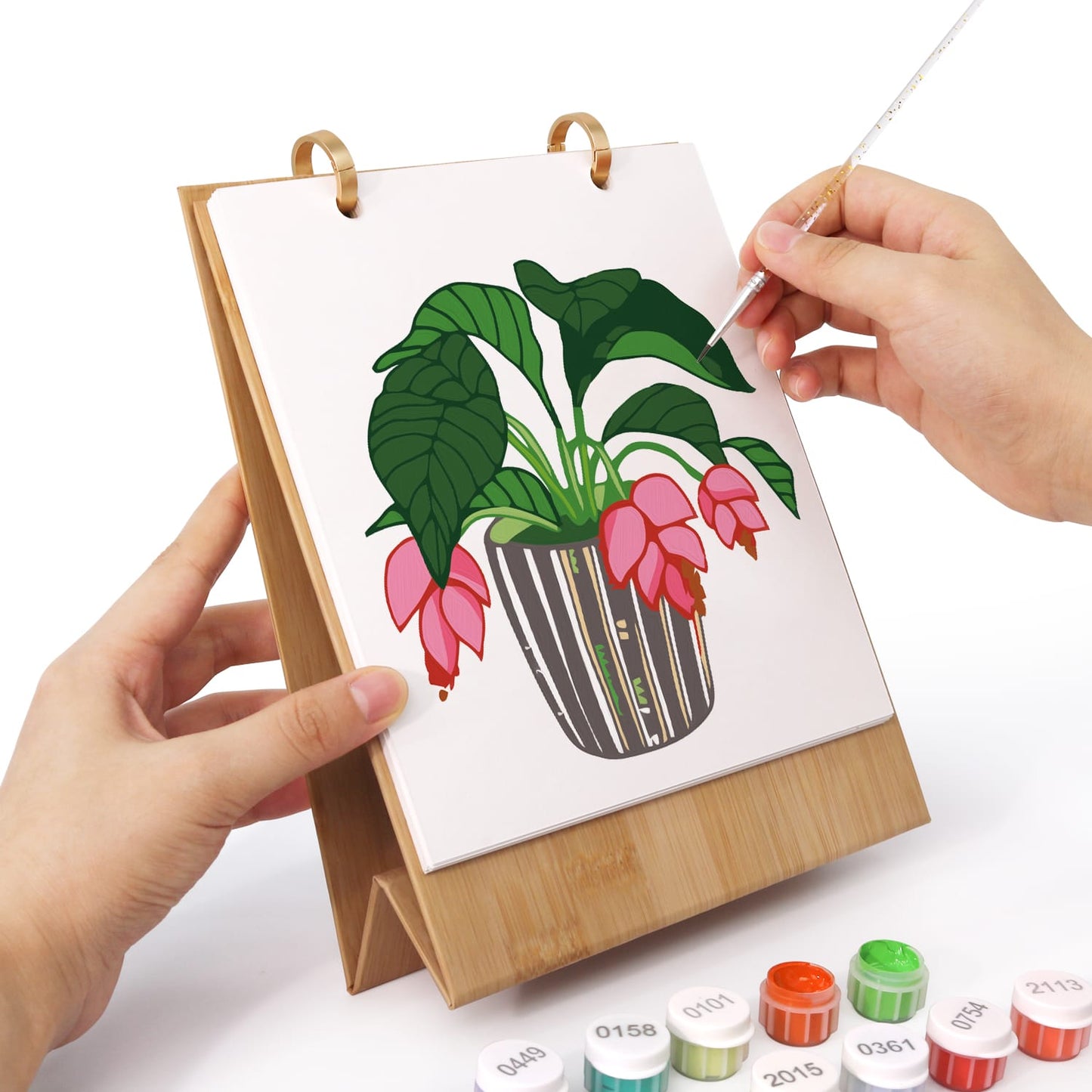 ColourMost™ 2027 Desk Calendar Series –  Plants /Paint by Numbers(18.2cm x 22.5cm)