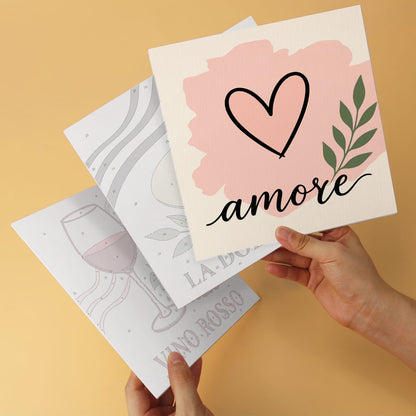 Mini Paint by Numbers Kit - Chic Moments ｜6 Canvas Panels