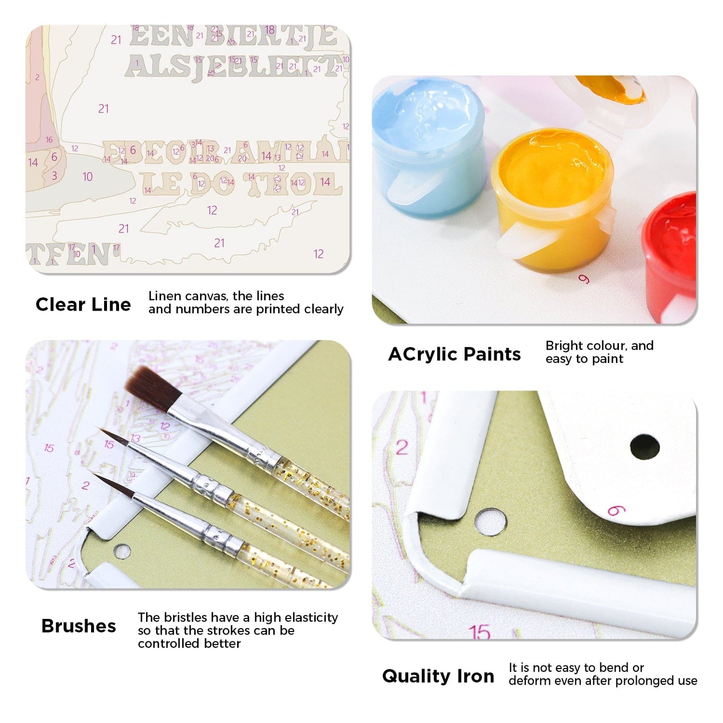 ColourMost™ Metal Bar/Posters Art Paint By Numbers- Beer Please! #01（20x30cm /7.8"x11.8"）
