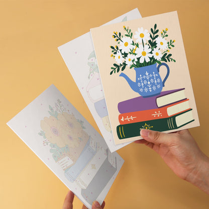 Mini Paint by Numbers Kit – Bloom & Books | 6 Canvas Panels