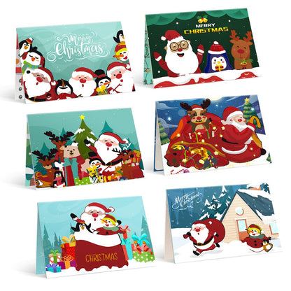 "Christmas card-6Pcs" Series by ColourMost™ #04 | Paint by Numbers(25.8cm*18cm)