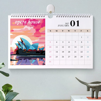 ColourMost™ 2027 Calendar Series – World Scenic Spots / Paint by Numbers(28.3cm x 21cm)