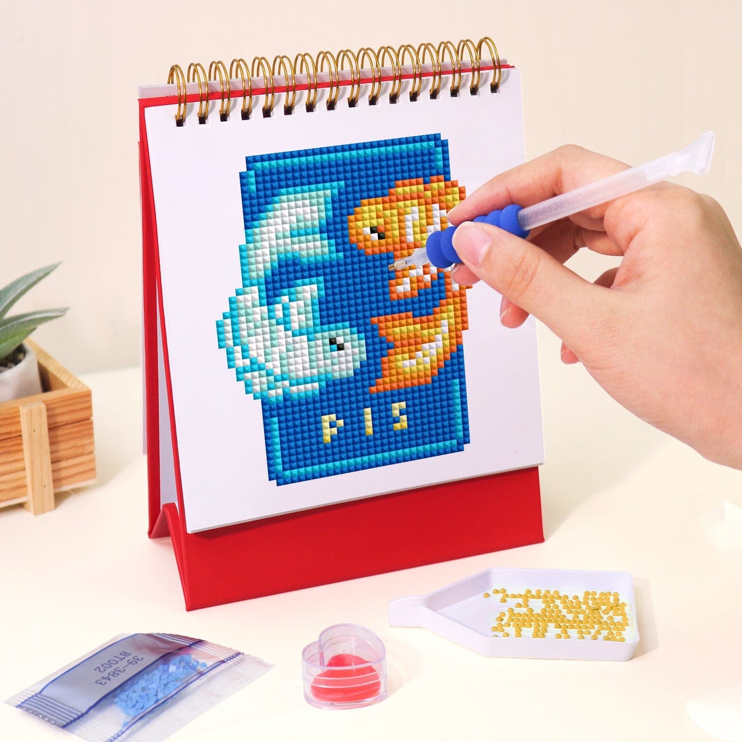 ColourMost™ 2026 Desk Calendar Series – Zodiac Spark /Diamond Painting(19cm x 13.2cm)