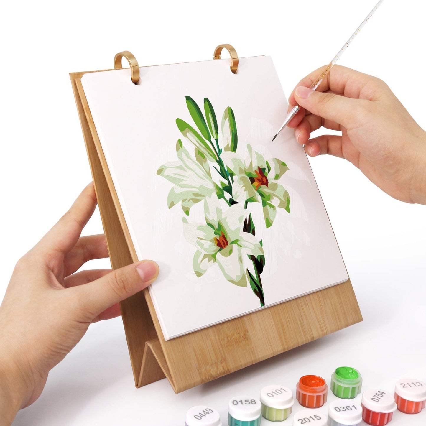 ColourMost™ 2026 Desk Calendar Series –  Plants /Paint by Numbers(18.2cm x 22.5cm)