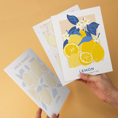 Mini Paint by Numbers Kit - Lemon Dolce ｜6 Canvas Panels