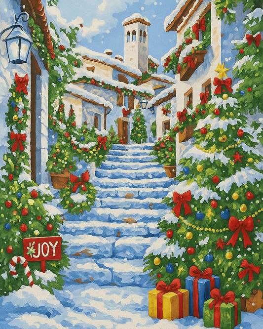 "Christmas Village" by ColourMost™ | Original Paint by Numbers