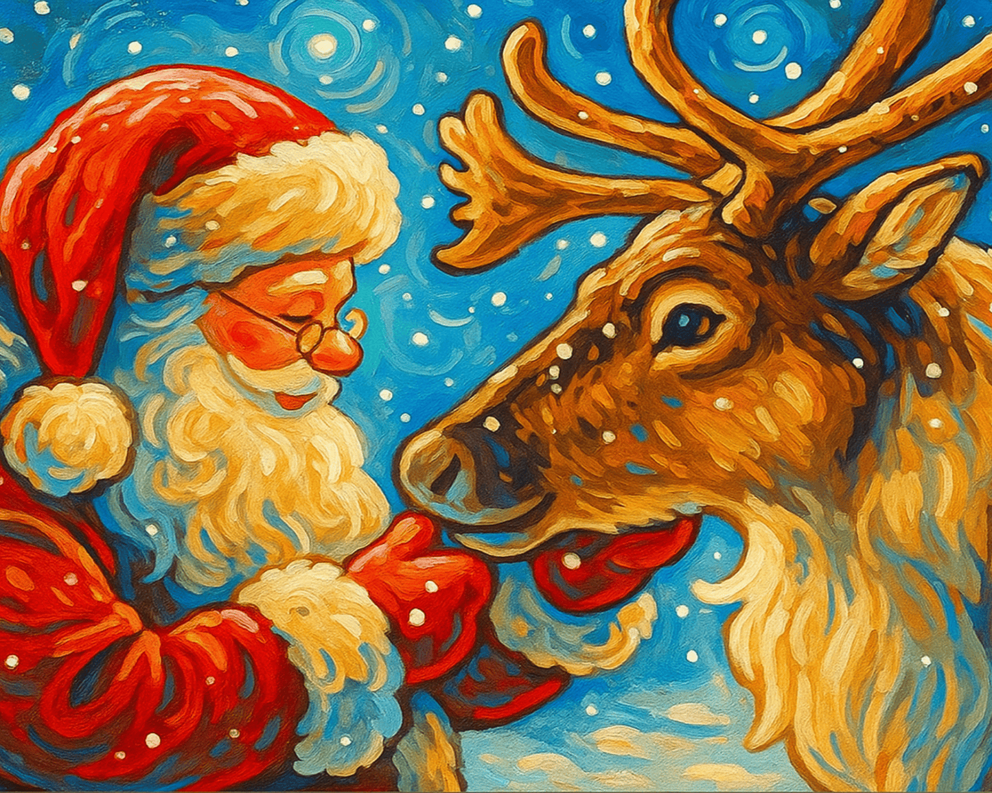 "Christmas Companions" by ColourMost™ | Original Paint by Numbers