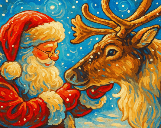 "Christmas Companions" by ColourMost™ | Original Paint by Numbers