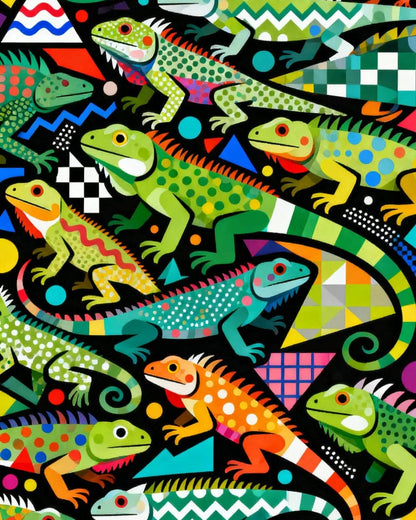 "Spectrum Wilds" Series - P251112#02 | Original Paint by Numbers | Diamond Painting (16"x20" / 40x50cm)