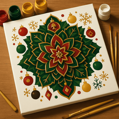 "Serenity Mandalas" Series - Christmas P251120#02 | Original Paint by Numbers