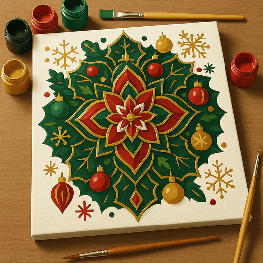 "Serenity Mandalas" Series - Christmas P251120#02 | Original Paint by Numbers