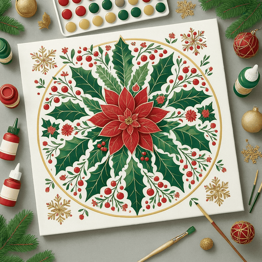 "Serenity Mandalas" Series - Christmas P251120#03 | Original Paint by Numbers