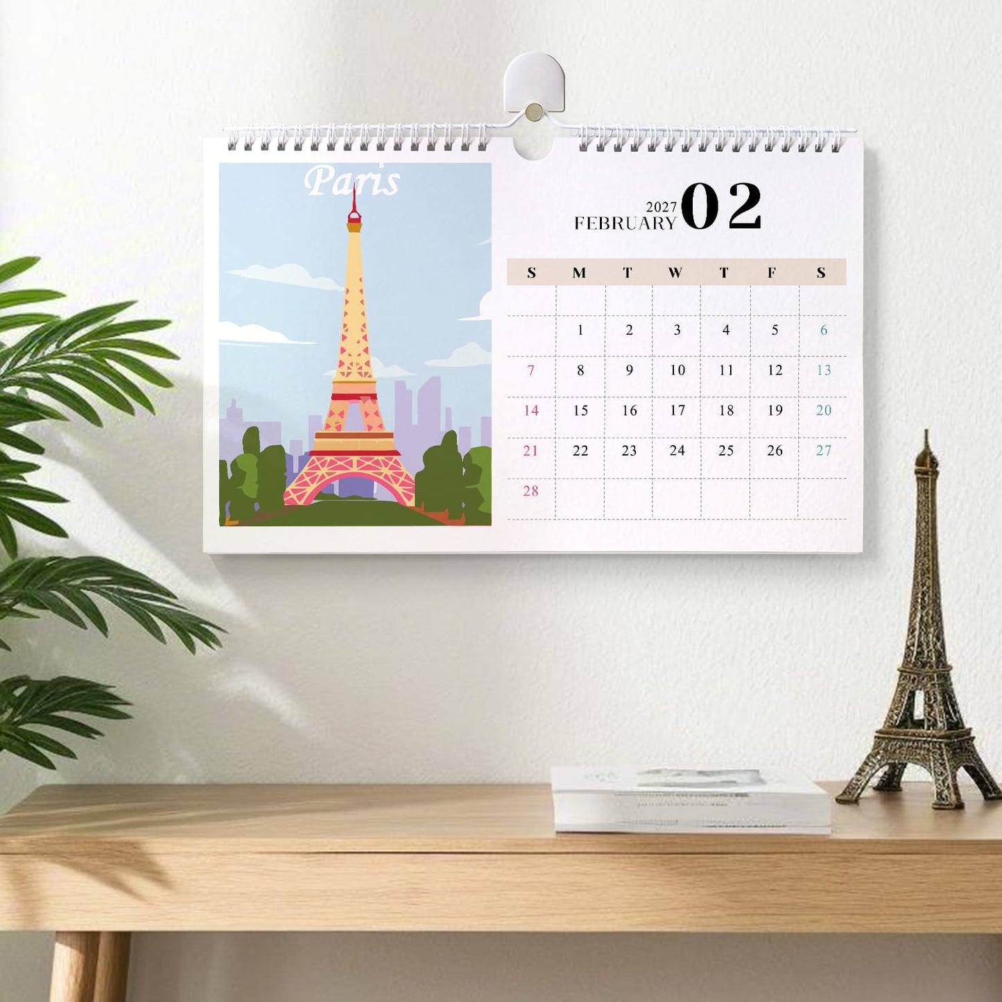 ColourMost™ 2027 Calendar Series – World Scenic Spots / Paint by Numbers(28.3cm x 21cm)