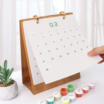 ColourMost™ 2027 Desk Calendar Series –  Plants /Paint by Numbers(18.2cm x 22.5cm)