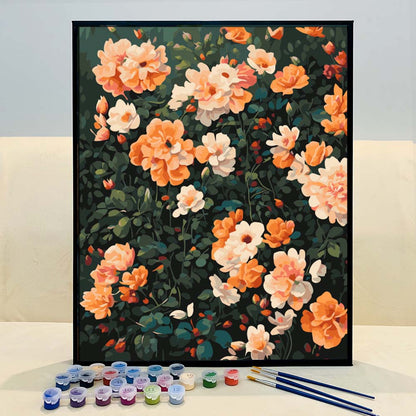 Unwind and De-stress with ColourMost™ DIY Painting By Numbers - Flowers Of Life(16"x20")