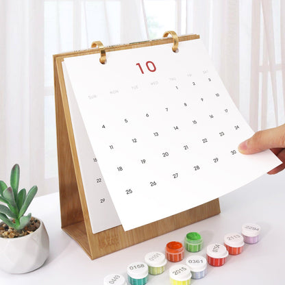 ColourMost™ 2026 Desk Calendar Series –  Christmas theme /Paint by Numbers(18.2cm x 22.5cm)