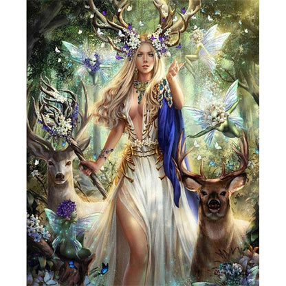 ColourMost™ DIY Painting By Numbers -Forest Queen(16"x20")