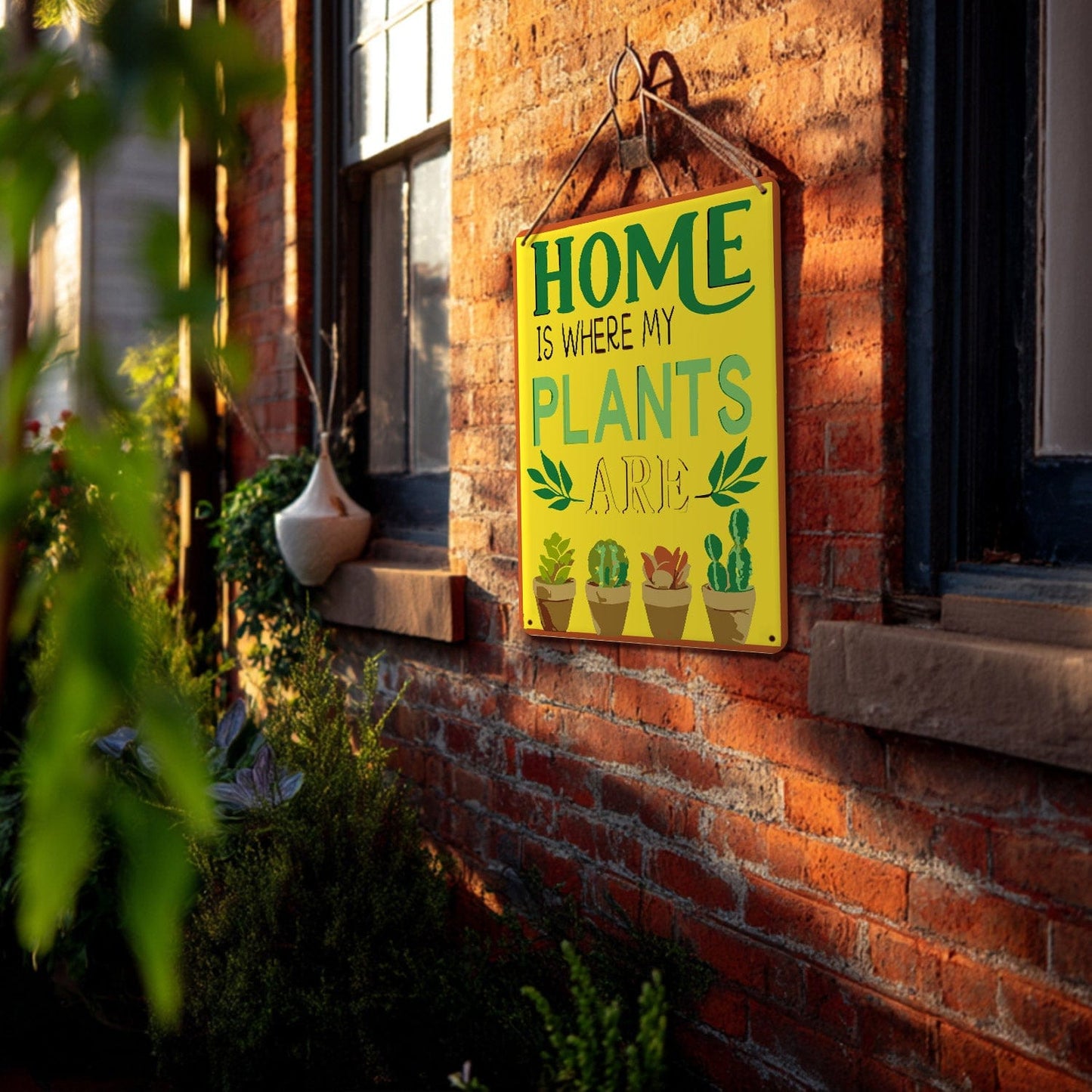 ColourMost™ Metal Bar/Posters Art Paint By Numbers- Home Is Where My Plants Are #33 (20x30cm /7.8"x11.8"）