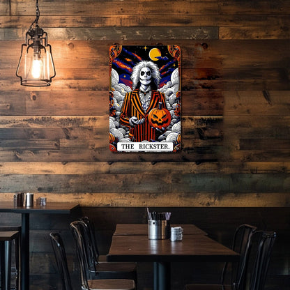 ColourMost™ Metal Bar/Posters Art Paint By Numbers- Halloween Skeleton #23 (20x30cm /7.8"x11.8"）