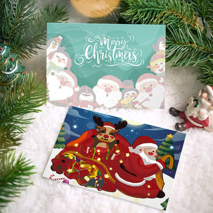 "Christmas card-6Pcs" Series by ColourMost™ #04 | Paint by Numbers(25.8cm*18cm)