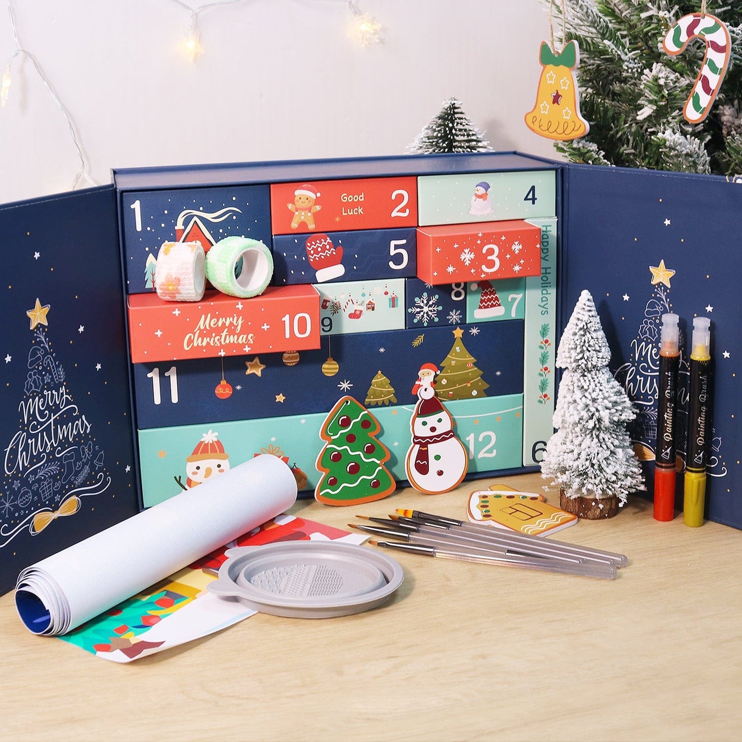ColourMost™ Christmas Surprise Gift Box 🎄  – Paint by Numbers Edition A