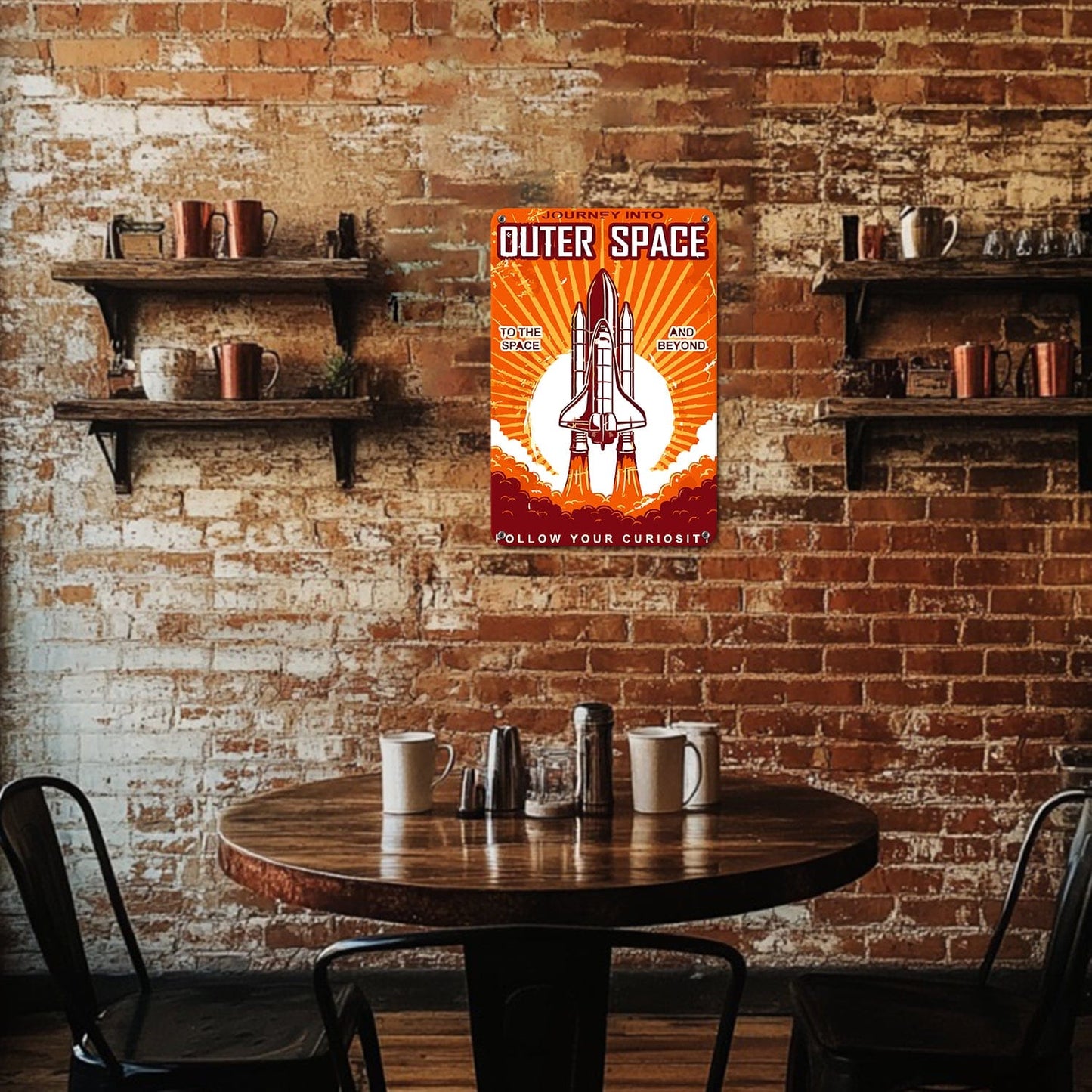 ColourMost™ Metal Bar/Posters Art Paint By Numbers- Journey Into Outer Space #15 (20x30cm /7.8"x11.8"）