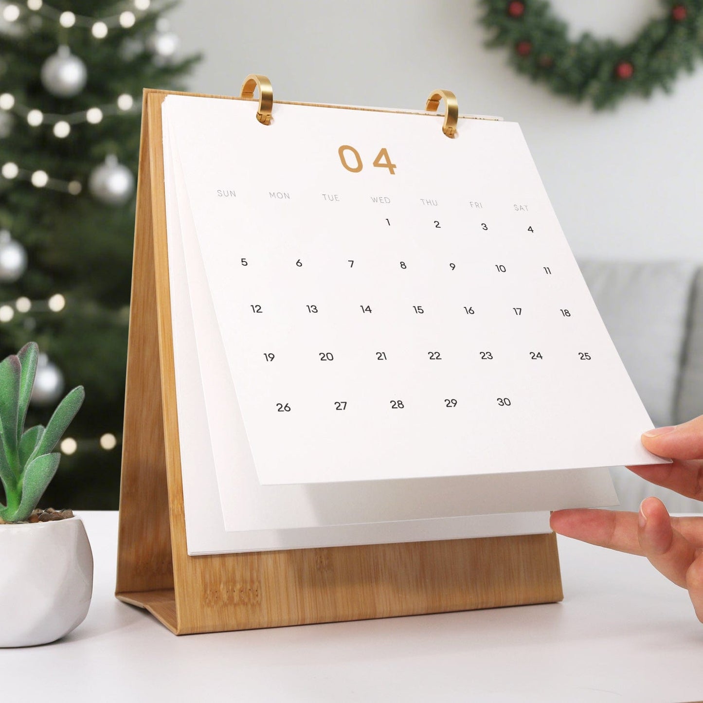 ColourMost™ 2026 Desk Calendar Series –  Christmas Carnival /Paint by Numbers(18.2cm x 22.5cm)