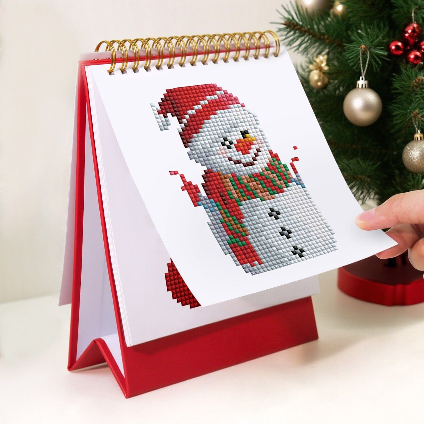 ColourMost™ 2026 Desk Calendar Series – Christmas /Diamond Painting(17cm x 15cm)
