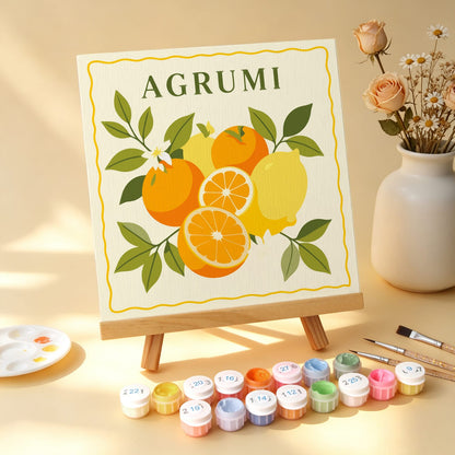 Mini Paint by Numbers Kit - La Dolce Vita ｜6 Canvas Panels