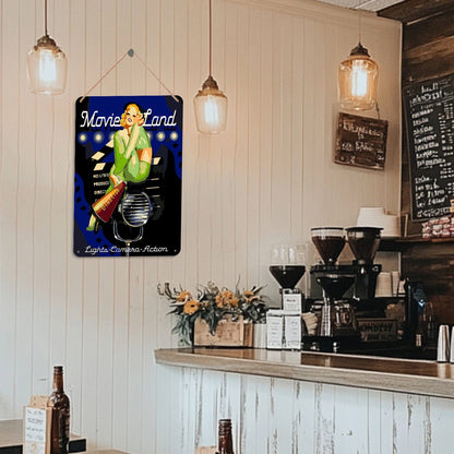 ColourMost™ Metal Bar/Posters Art Paint By Numbers- Movie Star #25 (20x30cm /7.8"x11.8"）