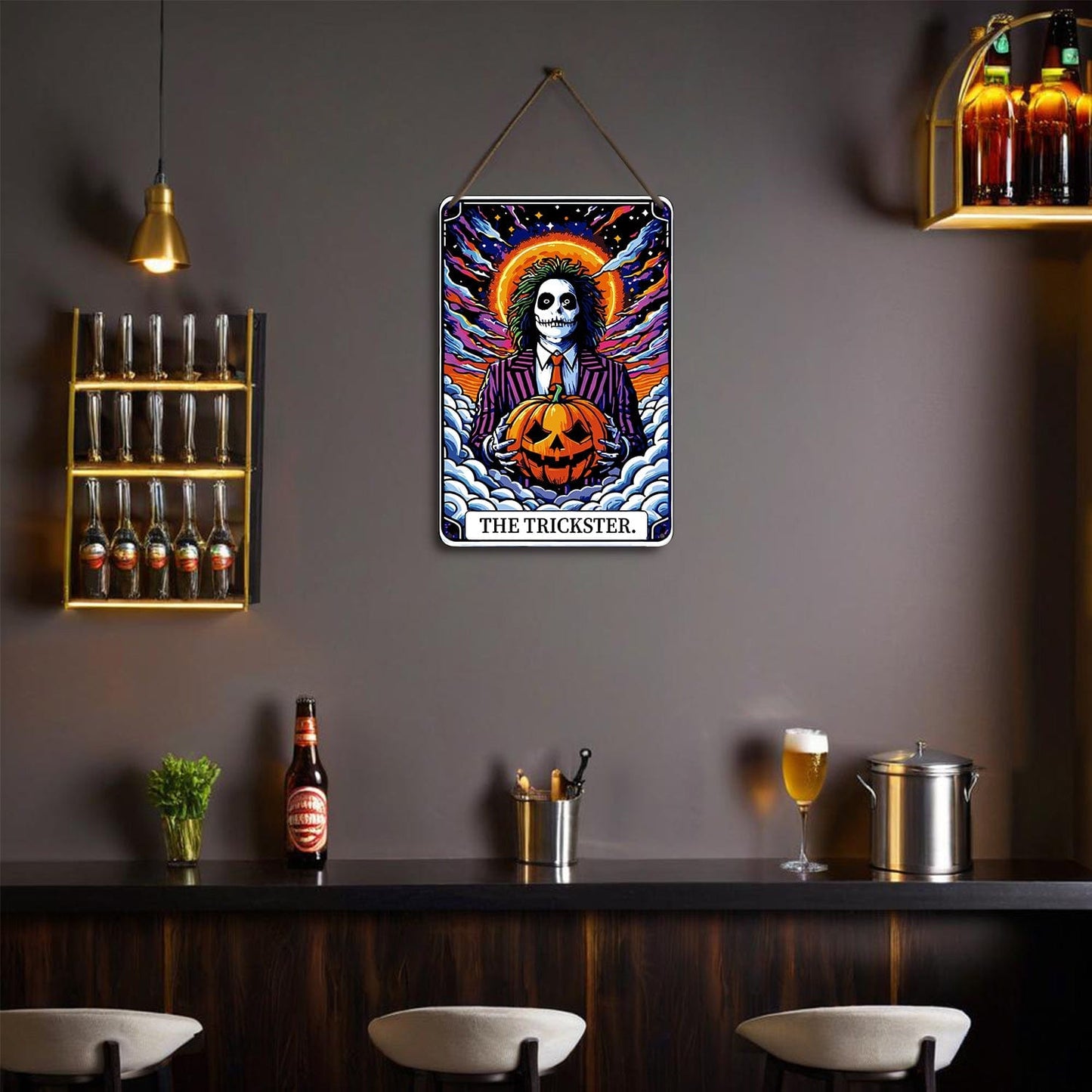 ColourMost™ Metal Bar/Posters Art Paint By Numbers- The Trickster II #29 (20x30cm /7.8"x11.8"）