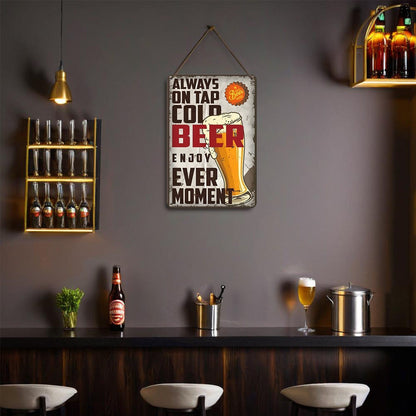 ColourMost™ Metal Bar/Posters Art Paint By Numbers- Always on Tap #08 (20x30cm /7.8"x11.8"）