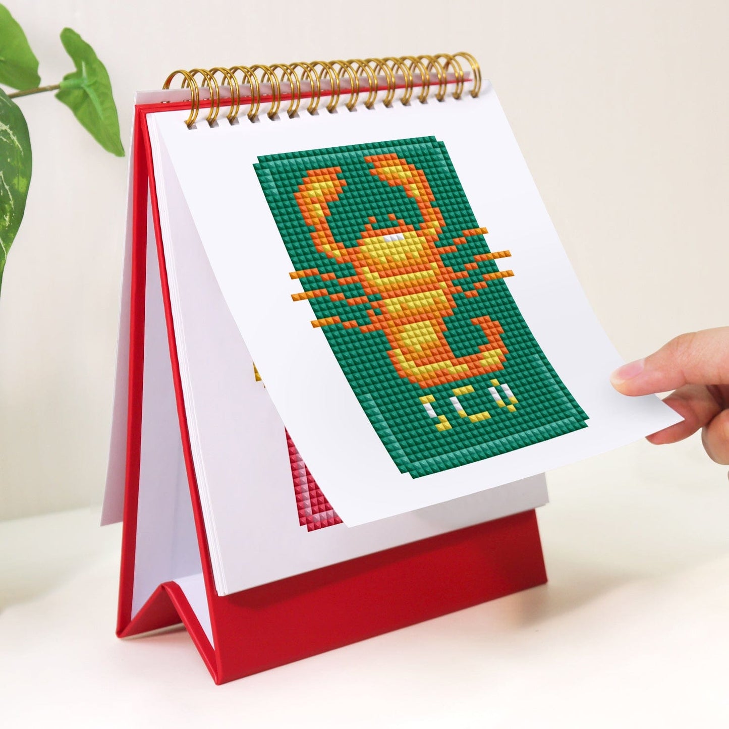 ColourMost™ 2026 Desk Calendar Series – Zodiac Spark /Diamond Painting(19cm x 13.2cm)