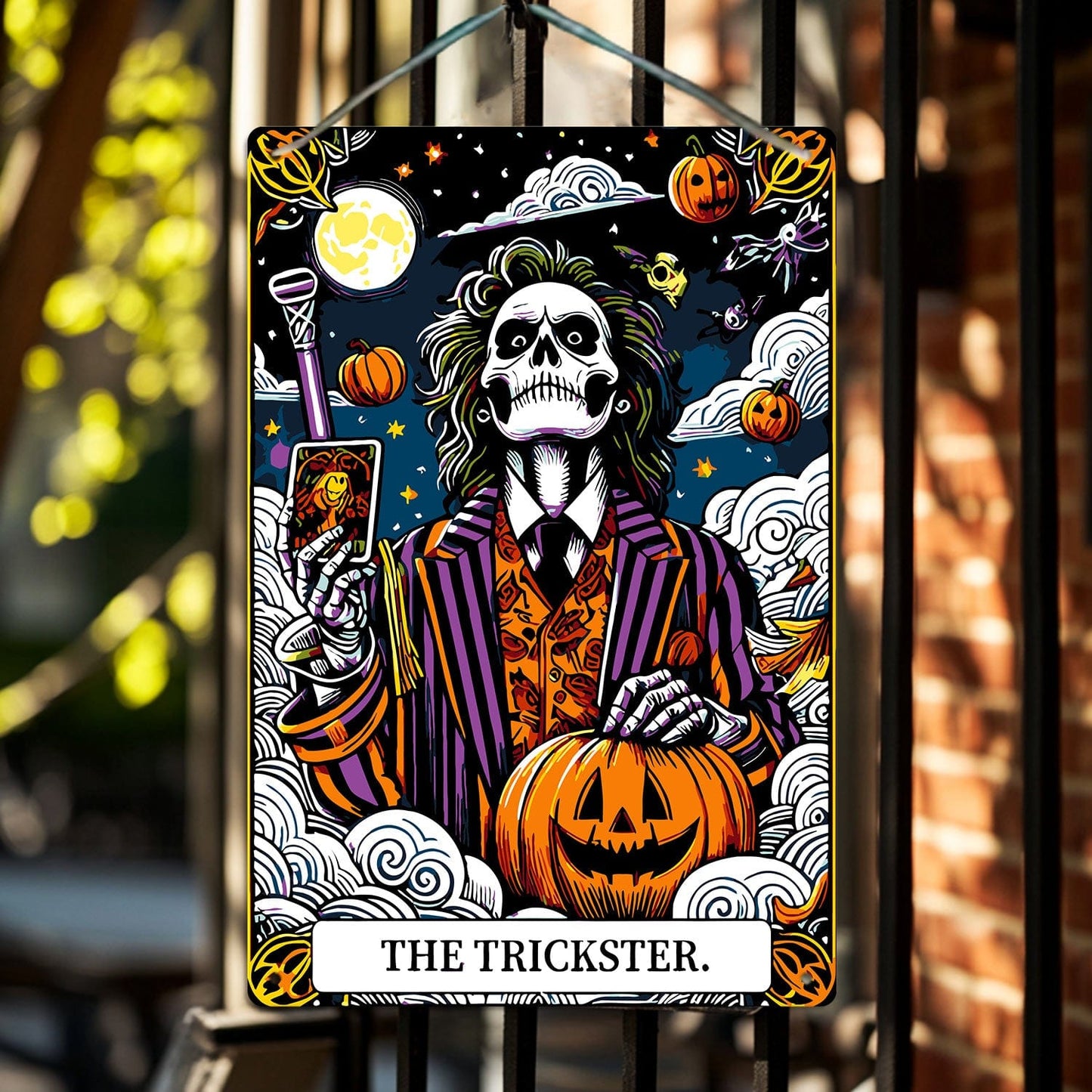 ColourMost™ Metal Bar/Posters Art Paint By Numbers- Haunted Selfie #30 (20x30cm /7.8"x11.8"）