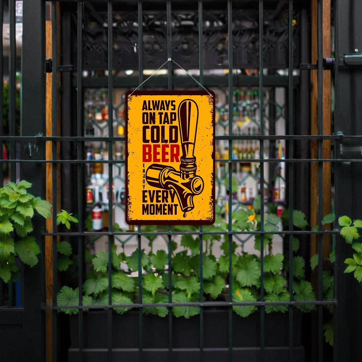 ColourMost™ Metal Bar/Posters Art Paint By Numbers- On Tap Cold Bee #04 (20x30cm /7.8"x11.8"）