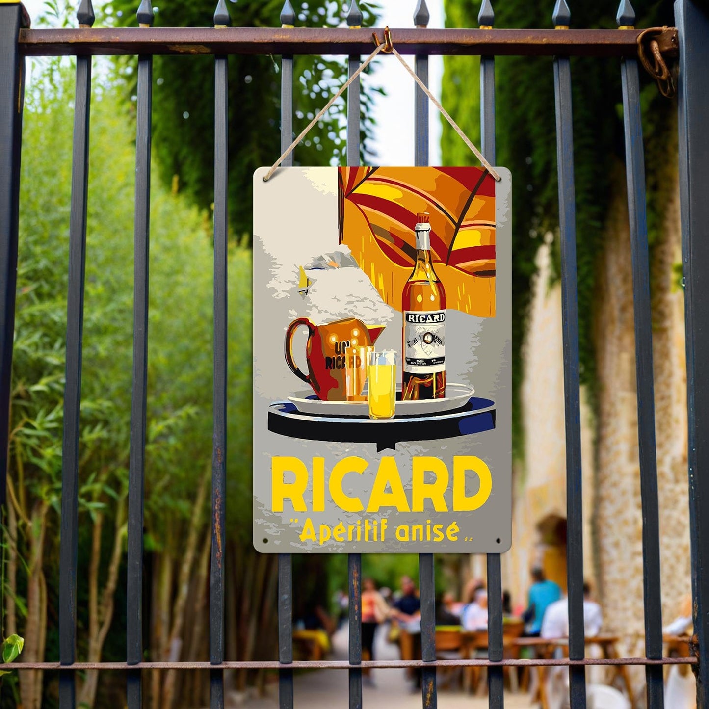 ColourMost™ Metal Bar/Posters Art Paint By Numbers- Ricard Apéritif Anisé #17 (20x30cm /7.8"x11.8"）