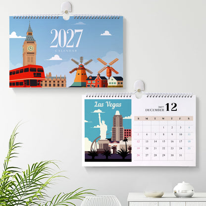 ColourMost™ 2027 Calendar Series – World Scenic Spots / Paint by Numbers(28.3cm x 21cm)