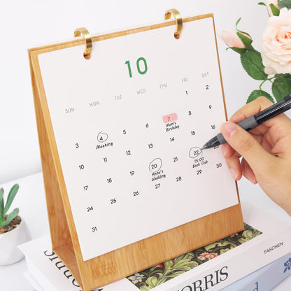 ColourMost™ 2027 Desk Calendar Series –  Plants /Paint by Numbers(18.2cm x 22.5cm)