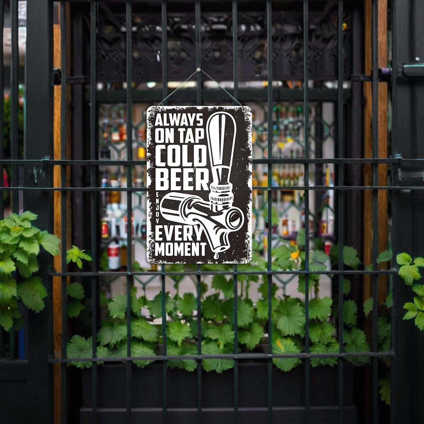 ColourMost™ Metal Bar/Posters Art Paint By Numbers- Cold Beer On Tap #07 (20x30cm /7.8"x11.8"）